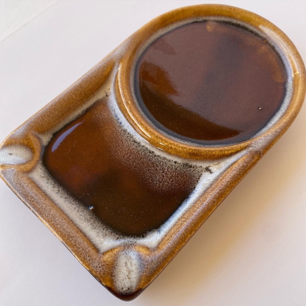 Midcentury Ceramic Coaster/Ashtray